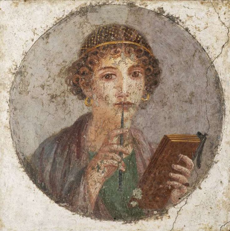 pittura pompeiana, la moglie di Terenzio Neo