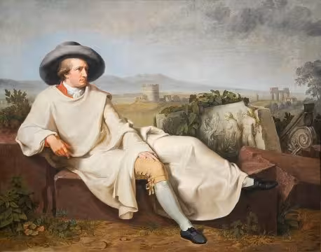 un ritratto di Goethe
